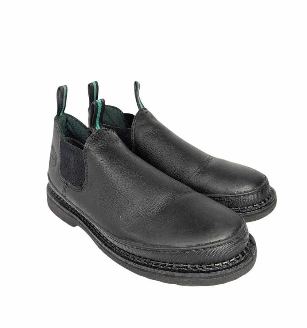 Georgia Boot Co. Giant Romeo black leather mens ankle Chelsea boot 12